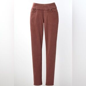 Coldwater Creek Knit Denim Slim-Leg Jeans, NWT